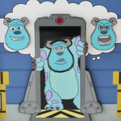 Pixar Sulley Door Mixed Emotions 4-Piece Pin Set Outlet
