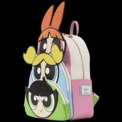 The Powerpuff Girls Powerpuff Girls Triple Pocket Backpack Cheap