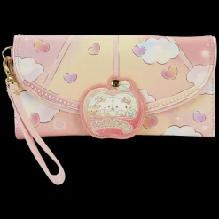 Sanrio Hello Kitty Carnival Flap Wristlet Wallet Clearance