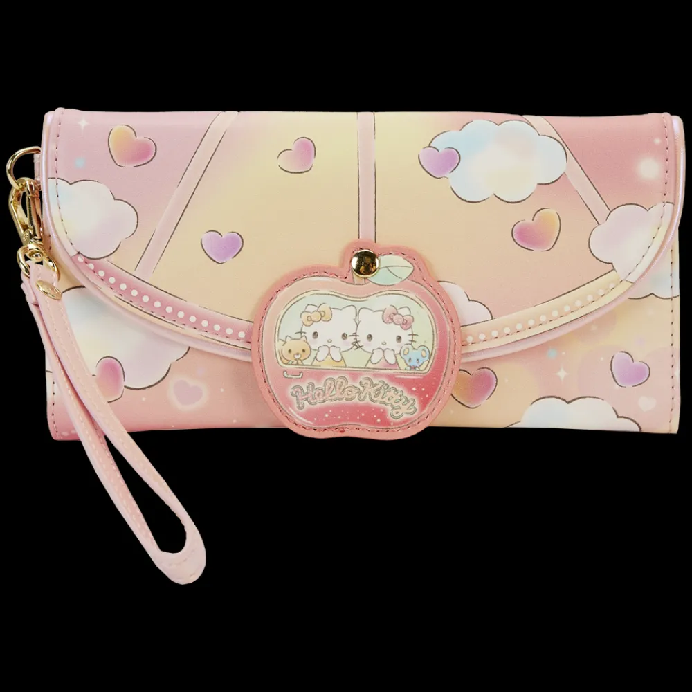 Sanrio Hello Kitty Carnival Flap Wristlet Wallet Clearance