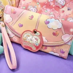 Sanrio Hello Kitty Carnival Flap Wristlet Wallet Clearance