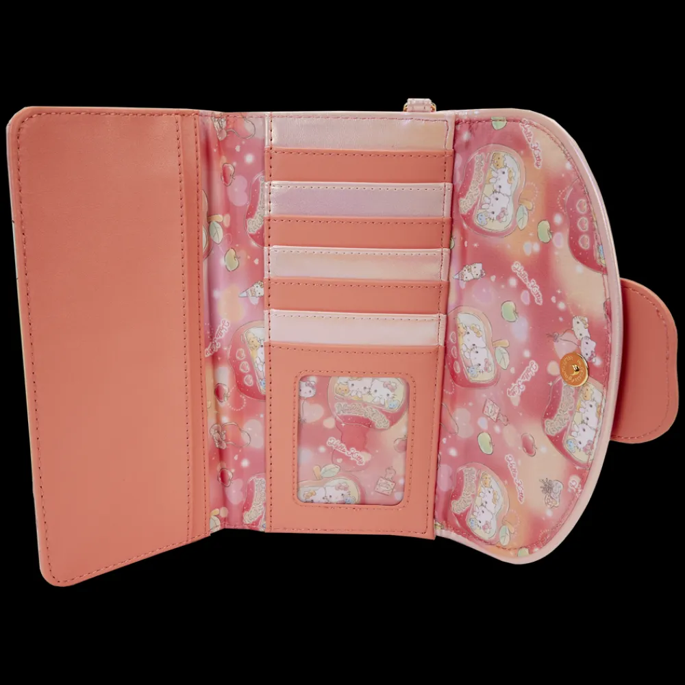 Sanrio Hello Kitty Carnival Flap Wristlet Wallet Clearance