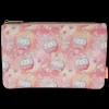 Sanrio Hello Kitty Carnival All-Over Print Nylon Zipper Pouch Discount