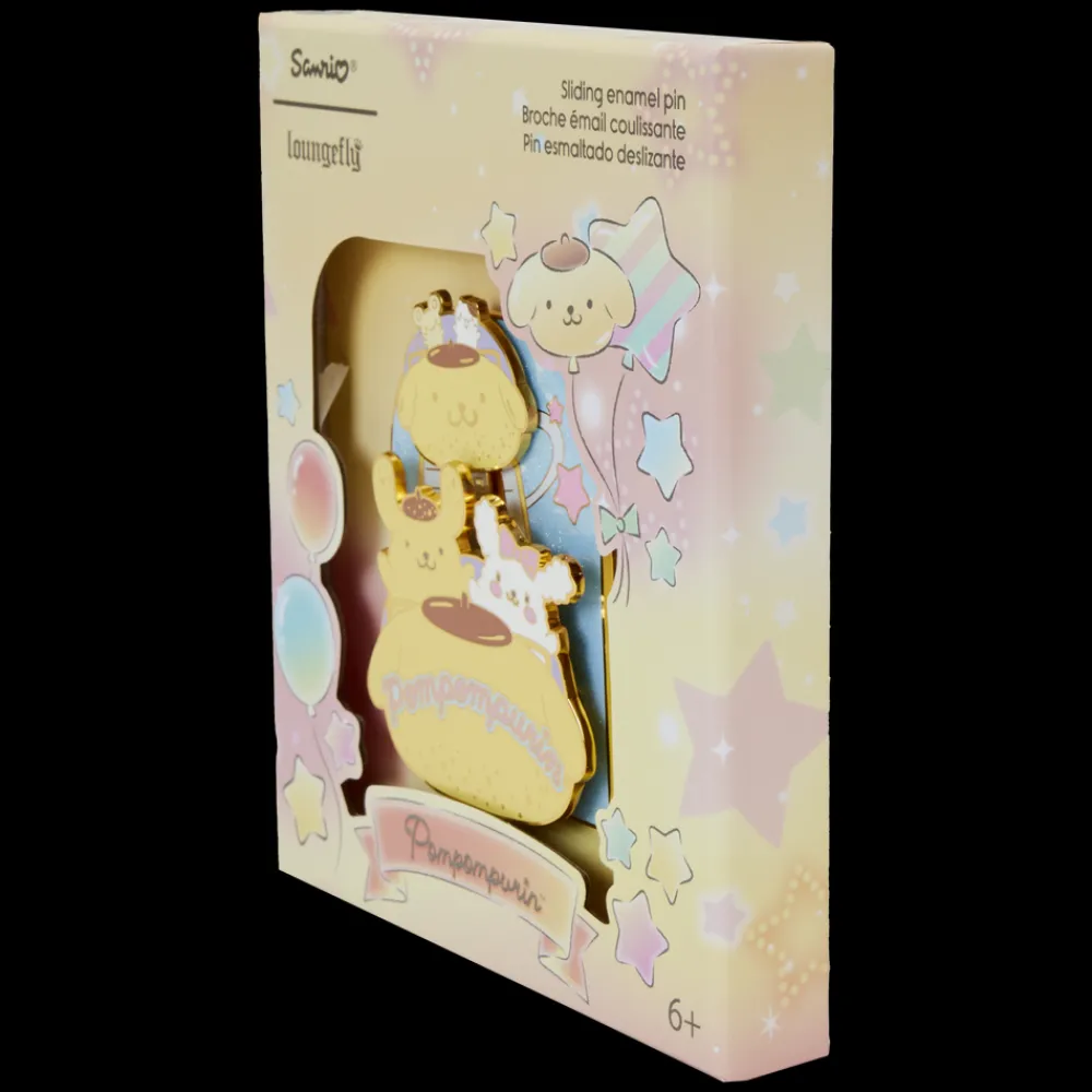 Sanrio Pompompurin Carnival 3" Collector Box Sliding Pin Discount