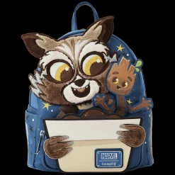 Marvel Sdcc Limited Edition Rocket And Groot Cosplay Mini Backpack Hot