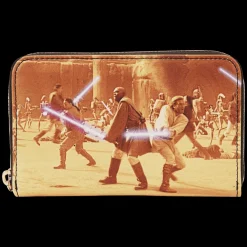 Star Wars : Episode Ii Attack Of The Clones Scene Zip Around Wallet Shop