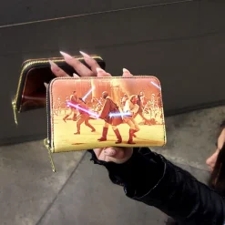 Star Wars : Episode Ii Attack Of The Clones Scene Zip Around Wallet Shop