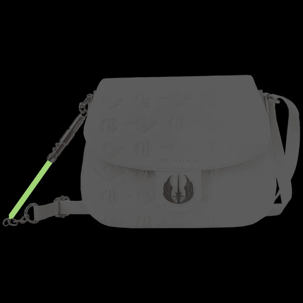 Star Wars Light Side Saber Strap Crossbody Bag New