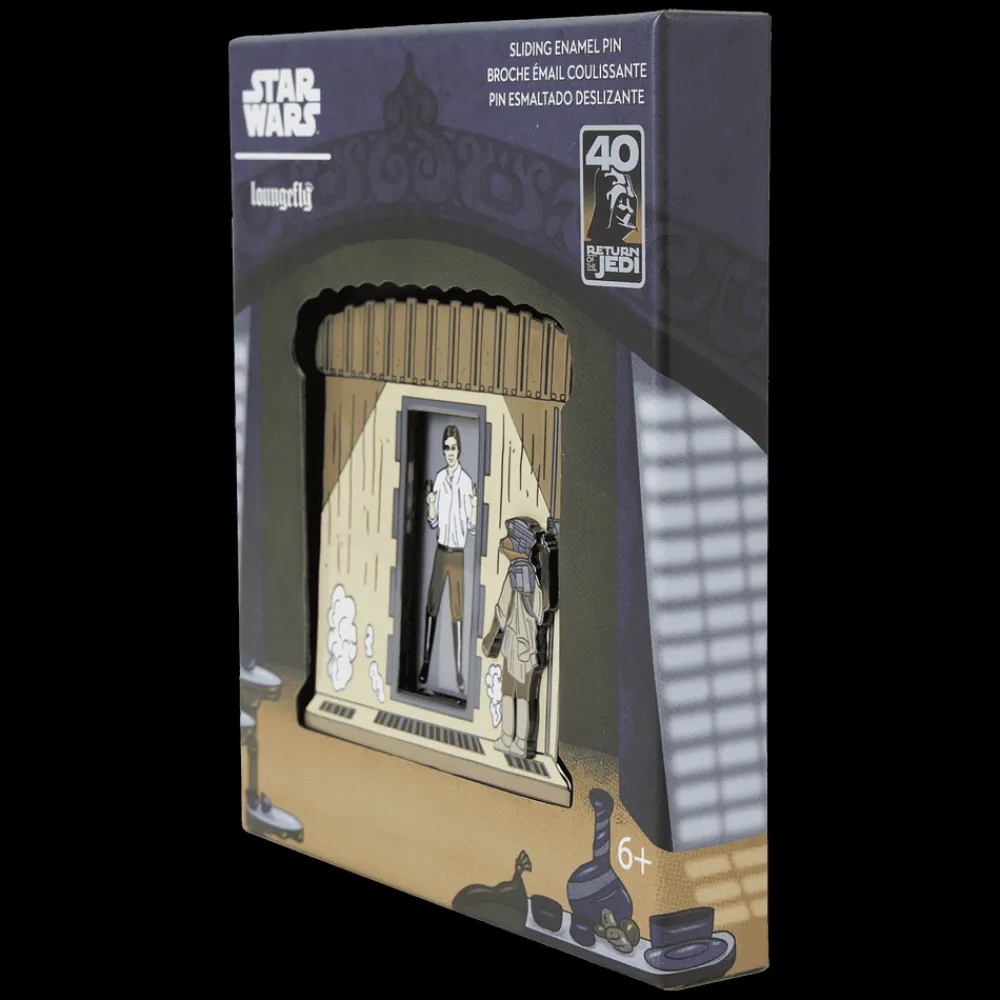 Star Wars : Return Of The Jedi 40Th Anniversary Han Solo In Carbonite Sliding Pin New