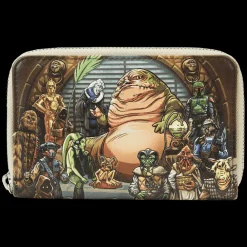 Star Wars : Return Of The Jedi Jabba'S Palace Zip Around Wallet Sale