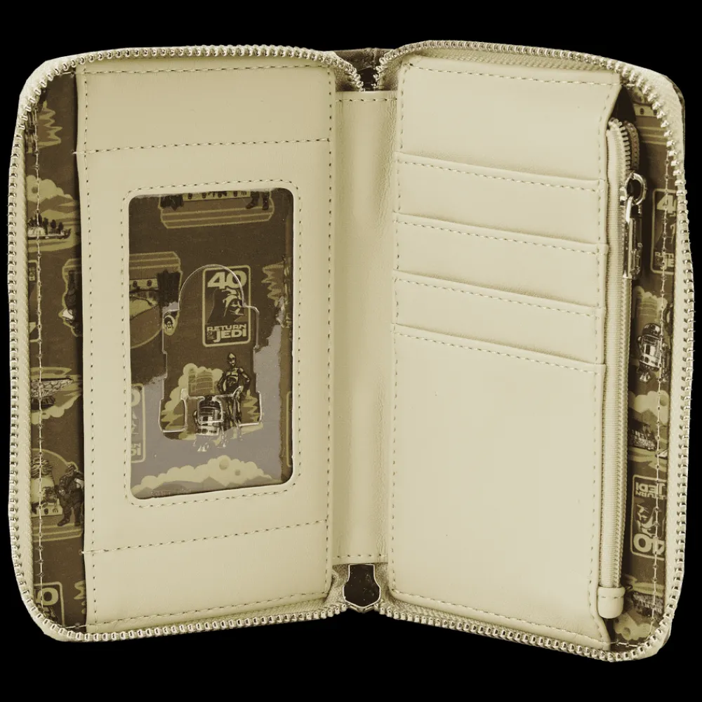 Star Wars : Return Of The Jedi Jabba'S Palace Zip Around Wallet Sale