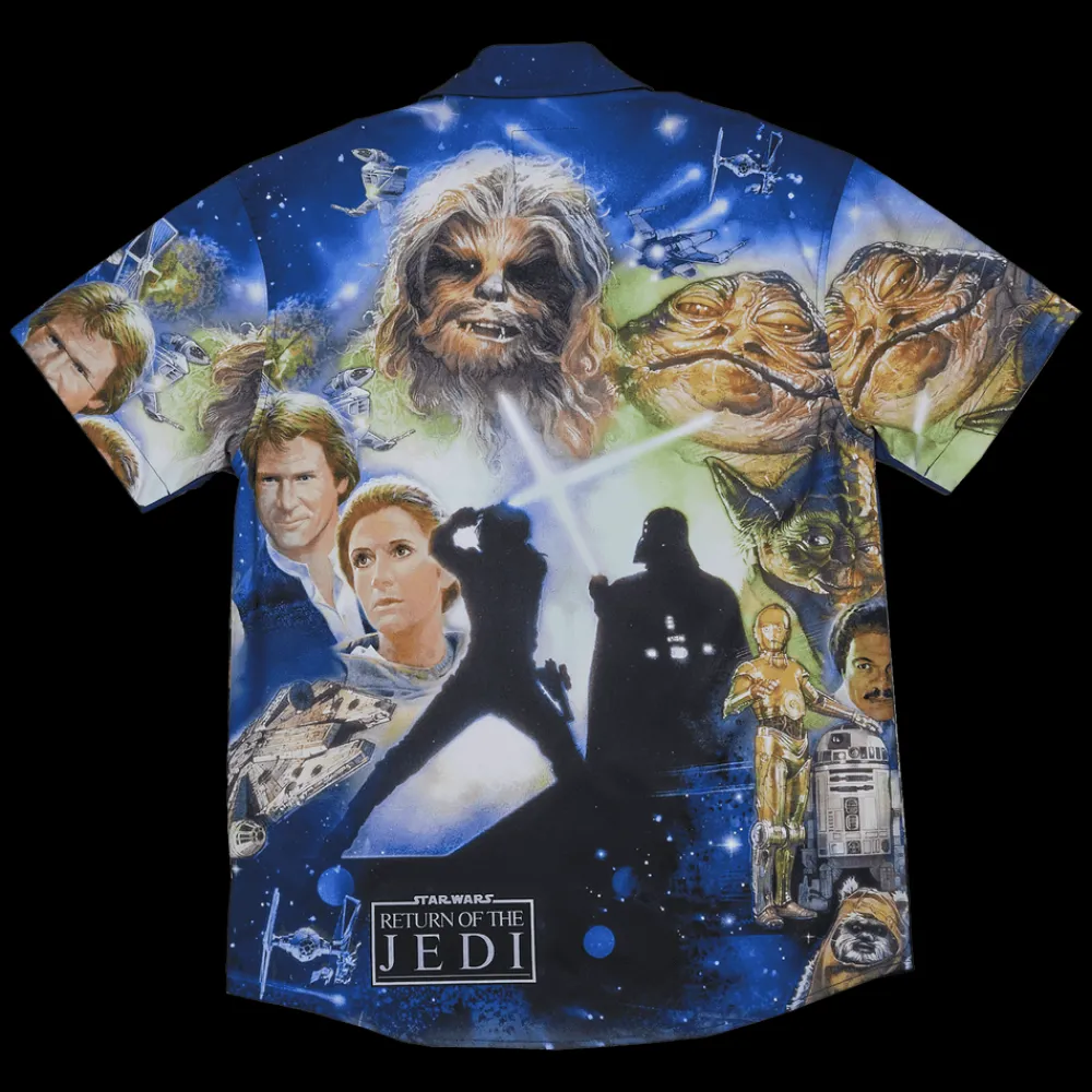 Star Wars : Return Of The Jedi Poster Camp Shirt Flash Sale