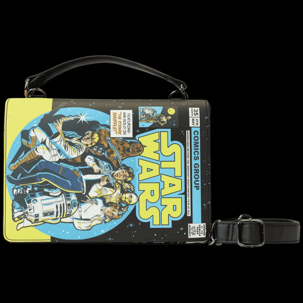 Star Wars Stitch Shoppe Dark Side Vs. Light Side Comic Book Crossbody Bag Fashion