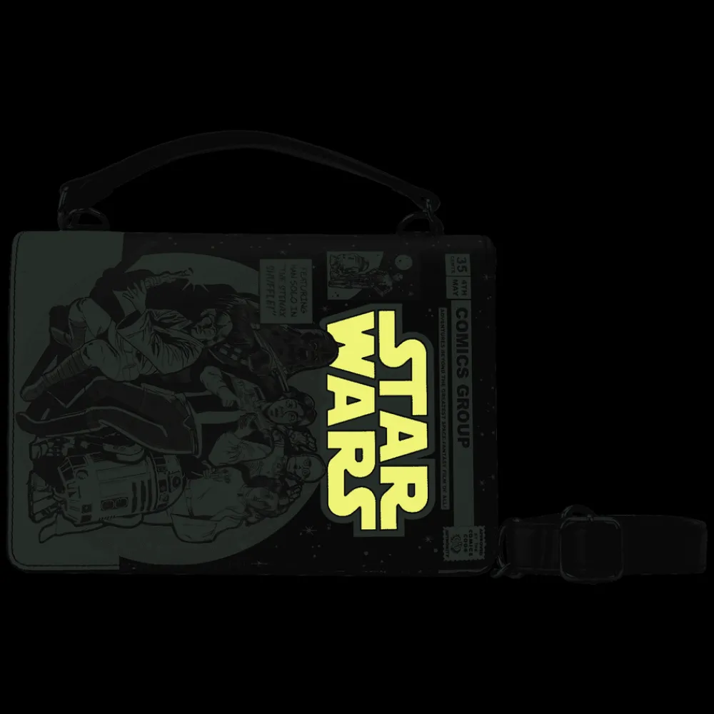 Star Wars Stitch Shoppe Dark Side Vs. Light Side Comic Book Crossbody Bag Fashion