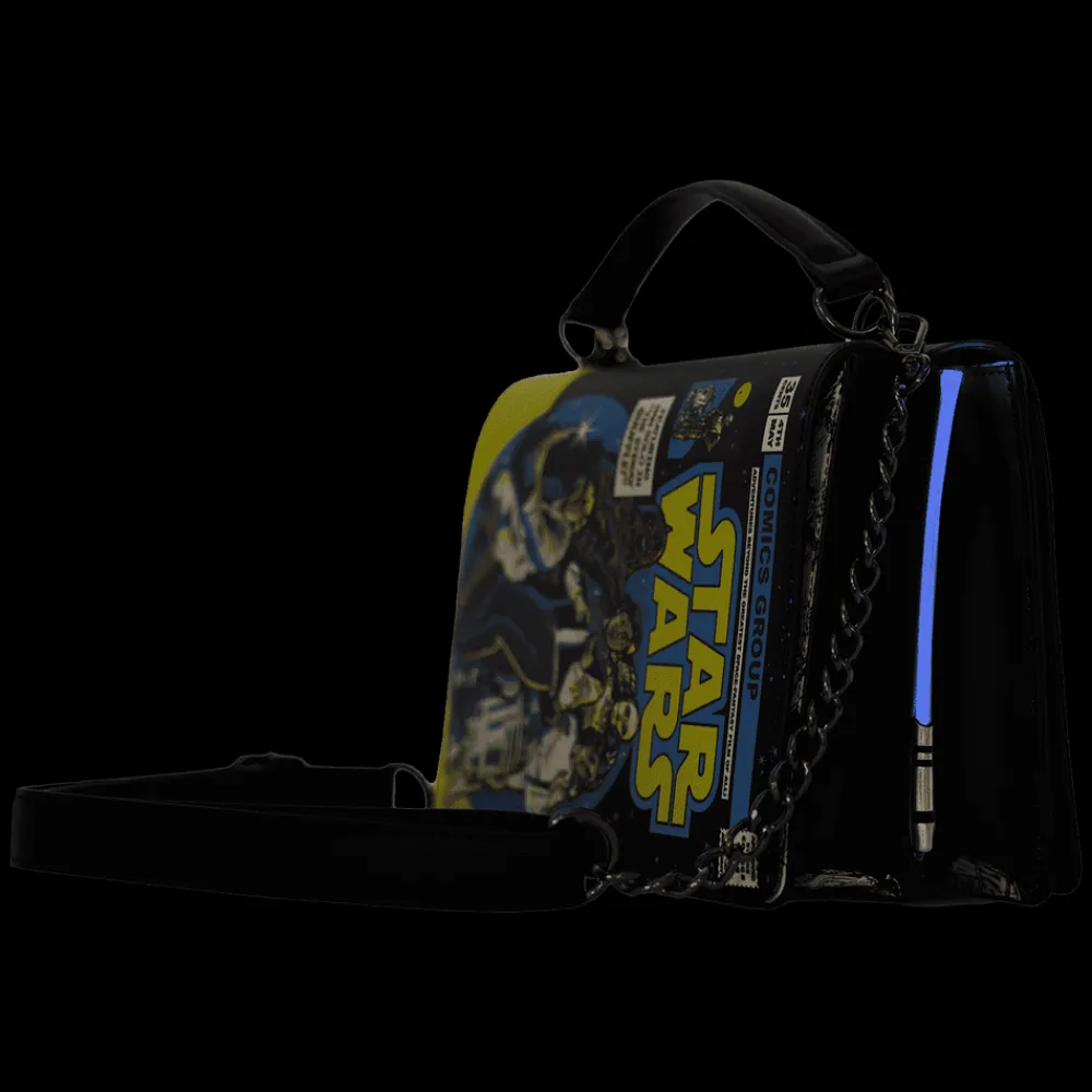 Star Wars Stitch Shoppe Dark Side Vs. Light Side Comic Book Crossbody Bag Fashion