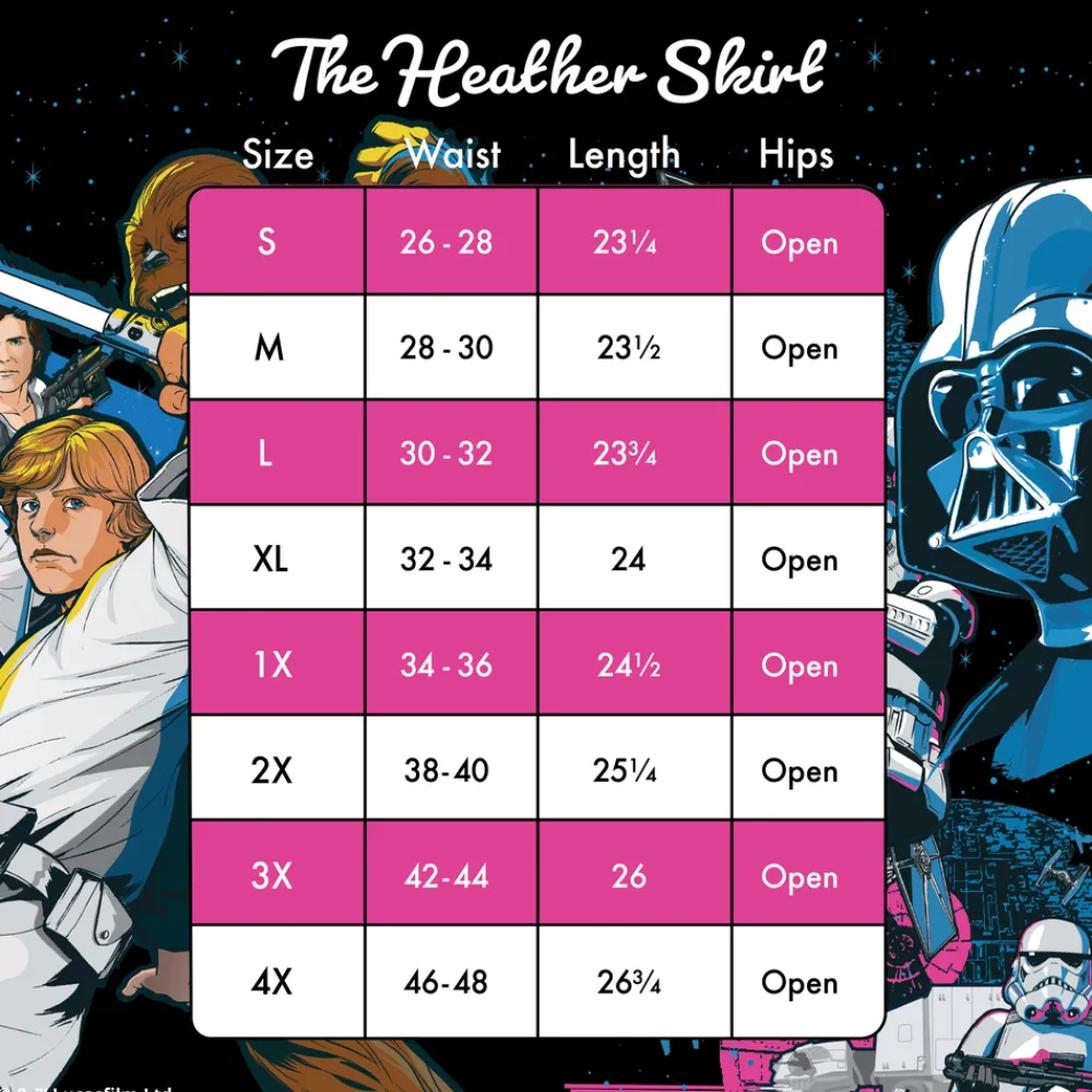Star Wars Stitch Shoppe Dark Side Vs Light Side Heather Skirt Best
