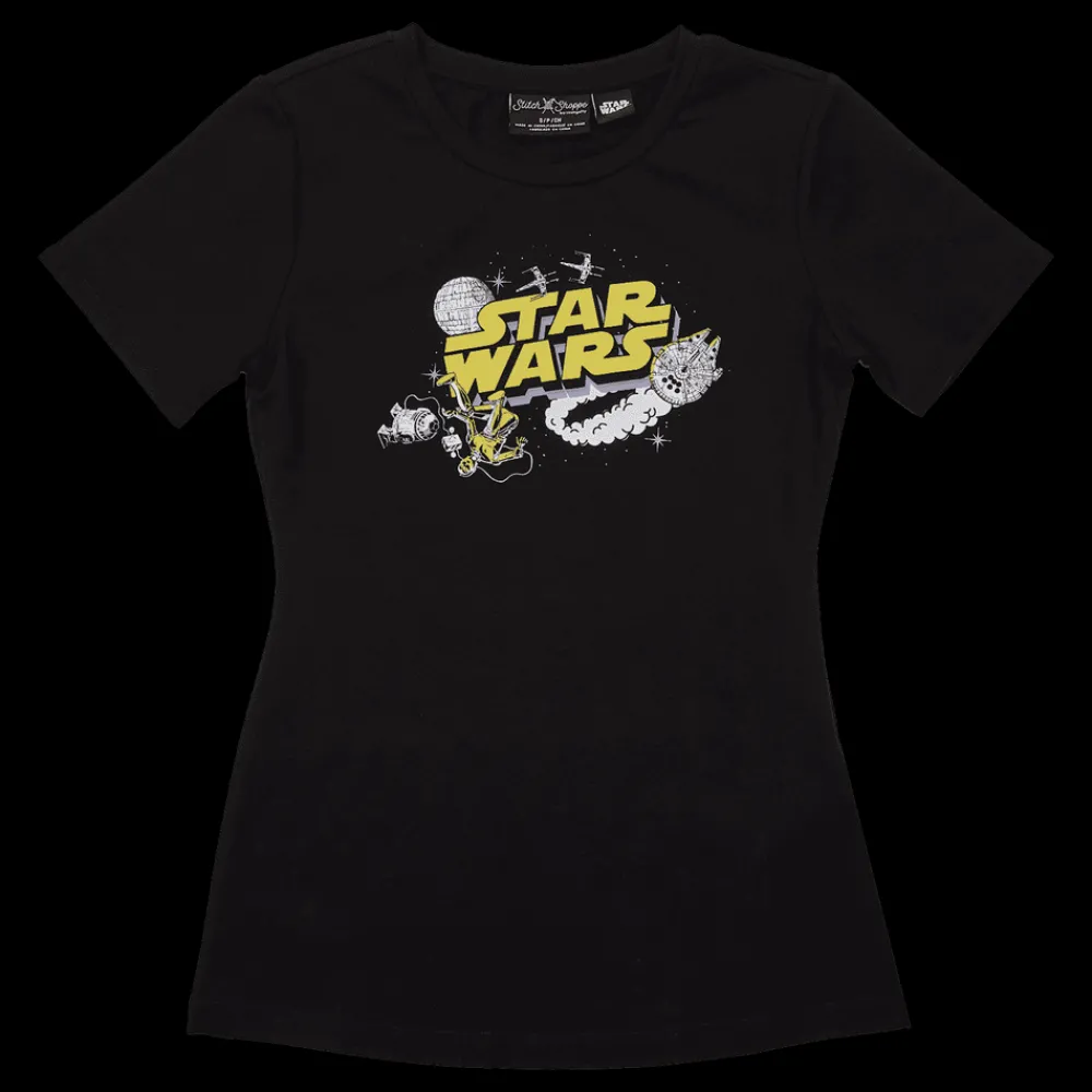 Star Wars Stitch Shoppe Space Logo Ariana Top Cheap