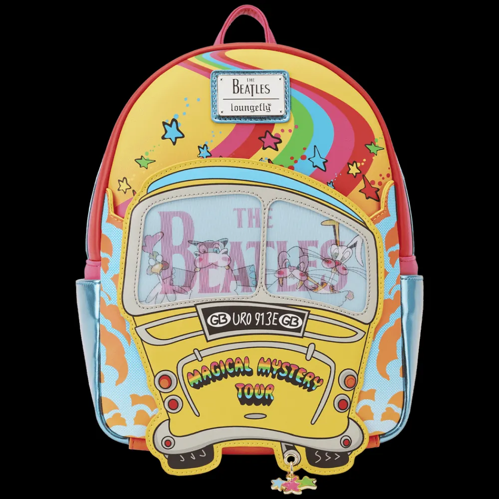 The Beatles Magical Mystery Tour Bus Lenticular Mini Backpack Best