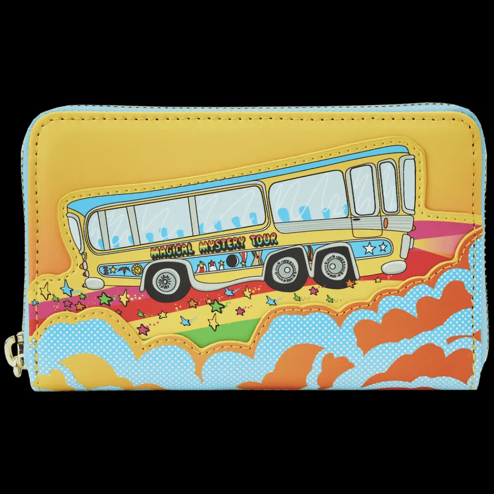 The Beatles Magical Mystery Tour Bus Zip Around Wallet Hot