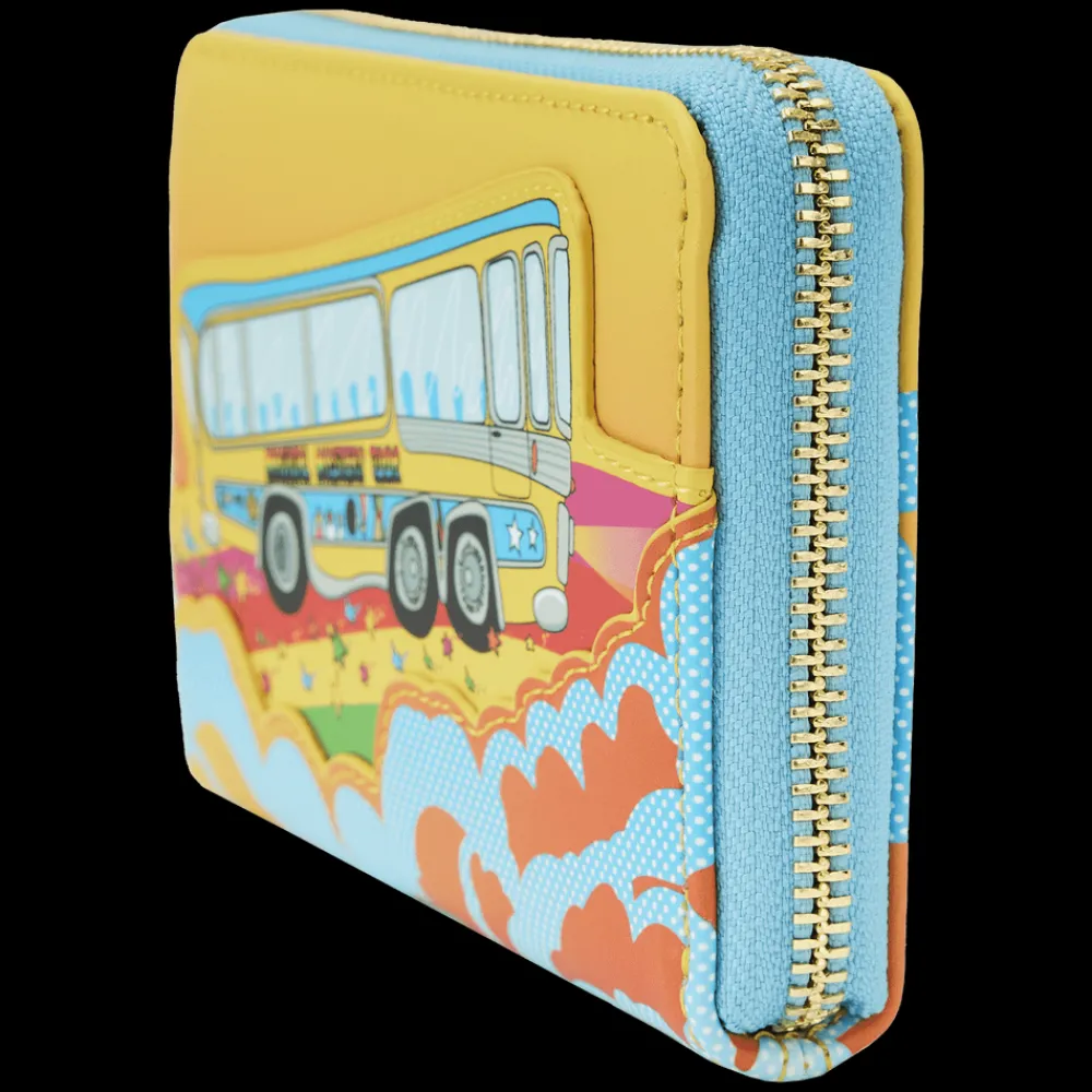 The Beatles Magical Mystery Tour Bus Zip Around Wallet Hot