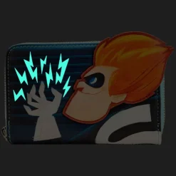 Pixar The Incredibles Syndrome Glow Zip Around Wallet Online
