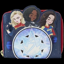 Marvel The s Symbol Glow Zip Around Wallet Outlet