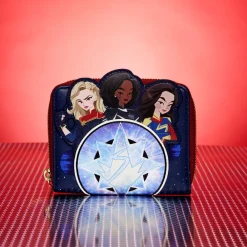 Marvel The s Symbol Glow Zip Around Wallet Outlet