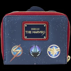 Marvel The s Symbol Glow Zip Around Wallet Outlet