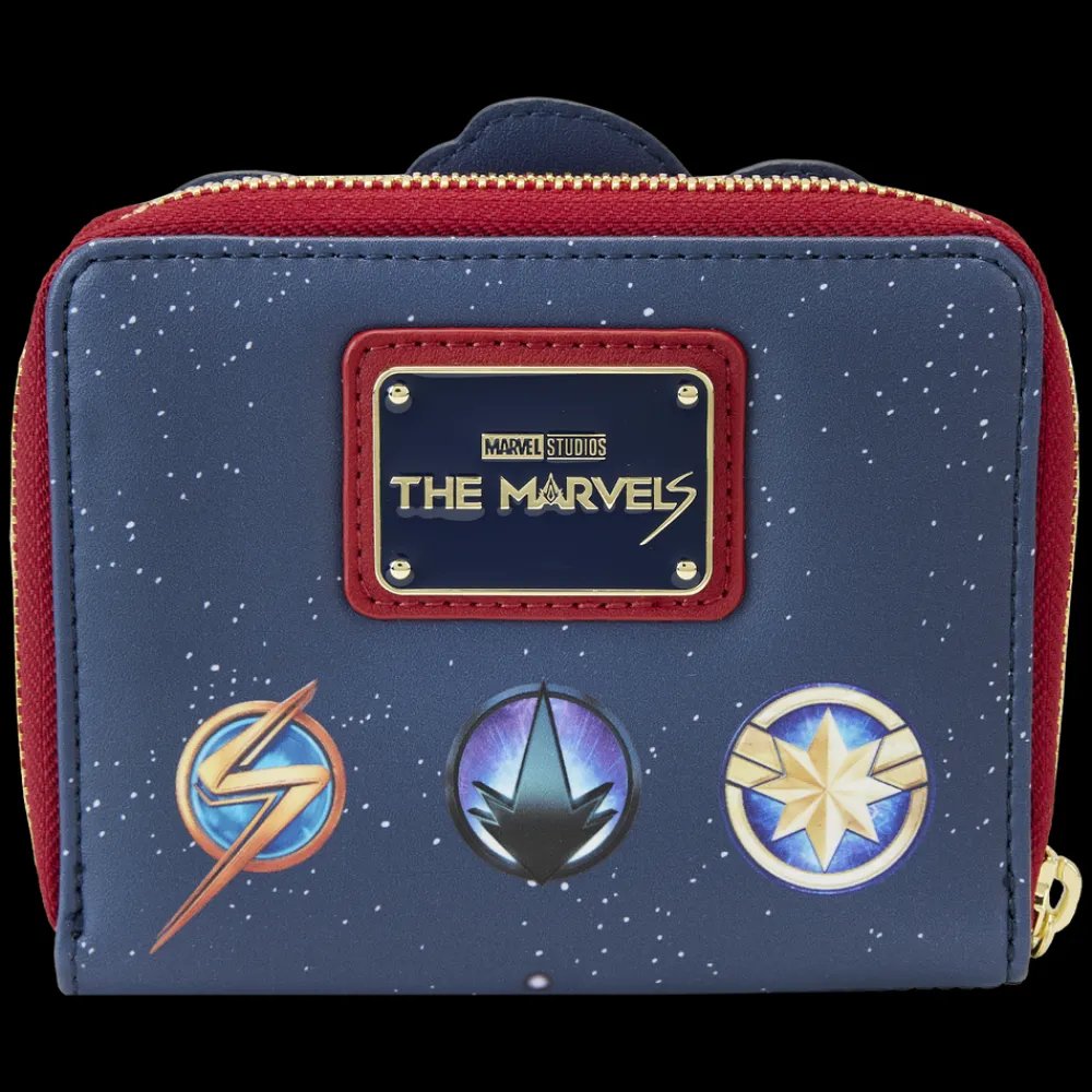 Marvel The s Symbol Glow Zip Around Wallet Outlet