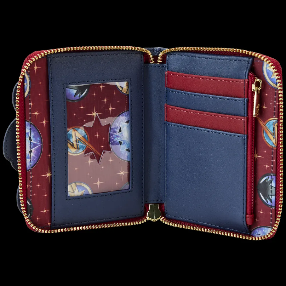 Marvel The s Symbol Glow Zip Around Wallet Outlet