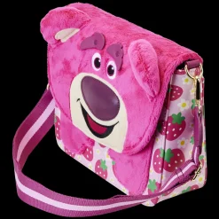 Pixar Toy Story Lotso Plush Berry Strap Crossbody Bag Best Sale