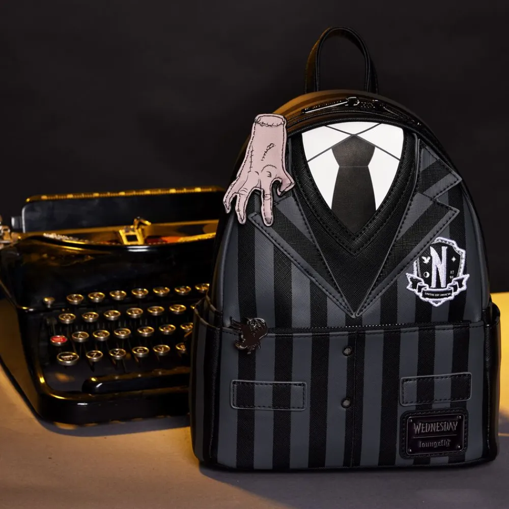 The Addams Family Wednesday Addams Exclusive Nevermore Cosplay Mini Backpack Best Sale