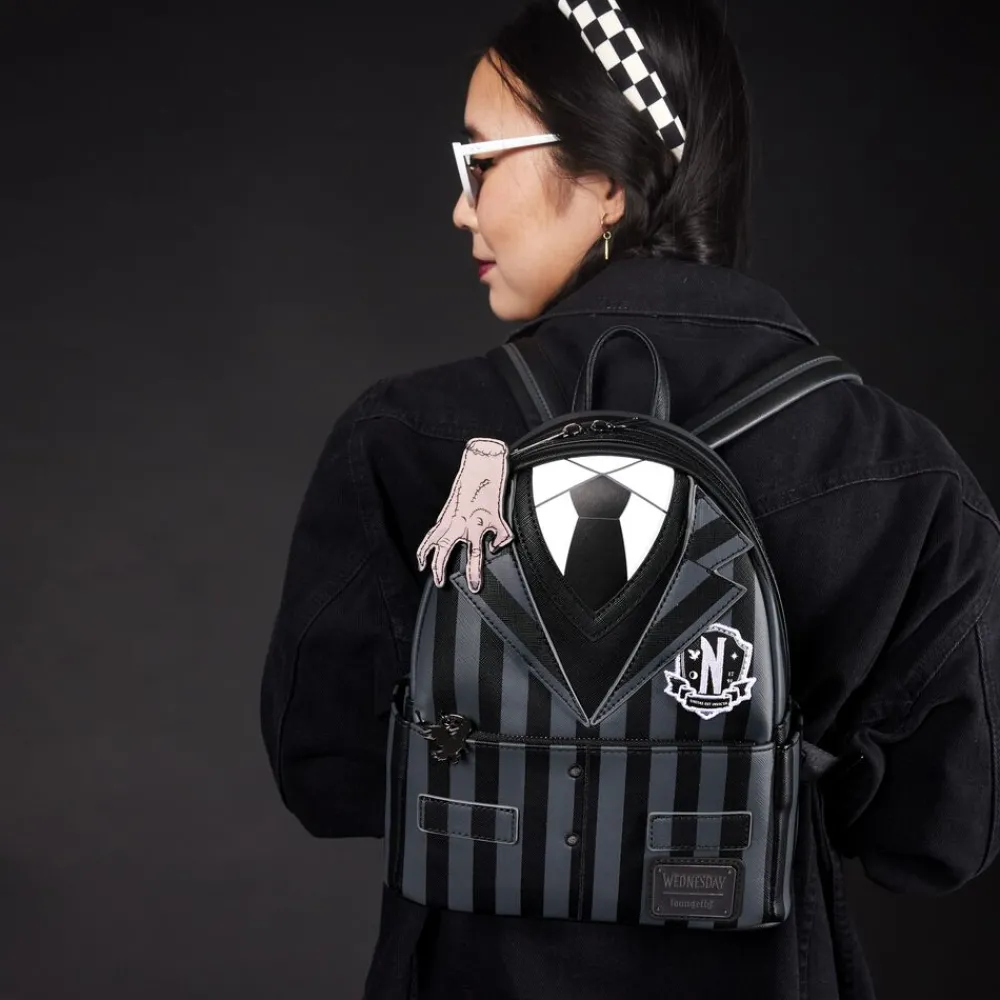 The Addams Family Wednesday Addams Exclusive Nevermore Cosplay Mini Backpack Best Sale