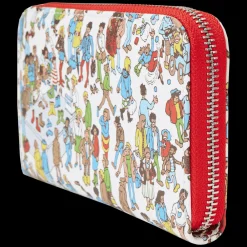 Where's Waldo All-Over Print Zip Around Wallet Cheap