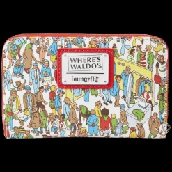 Where's Waldo All-Over Print Zip Around Wallet Cheap